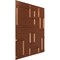 Ekena Millwork 19 5/8in. W x 19 5/8in. H Odessa EnduraWall Decorative 3D Wall Panel Covers 2.67 Sq. Ft. WP20X20ODBCO - alternate 5